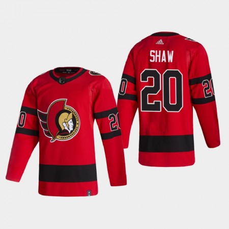 Pánské Hokejový Dres Ottawa Senators Dresy Logan Shaw 20 2020-21 Reverse Retro Authentic